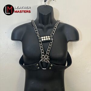 Leathermasters Custom Chainmail Harness Small fits up to 38" chest